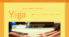 Desktop Screenshot of parkcitiesyoga.com